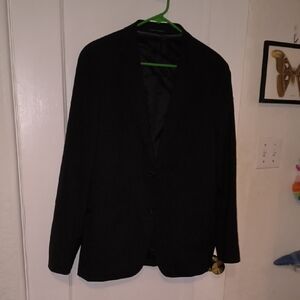 Adolfo Dominguez | Elegant Black Suit Jacket & Pants Set